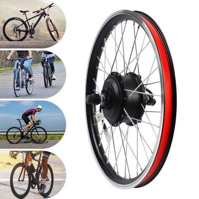Kit de conversion de vélo électrique Ouka, roue avant 250w 350w 36v avec batterie 16 20 26 28 pouces, moteur de moyeu de vélo électrique