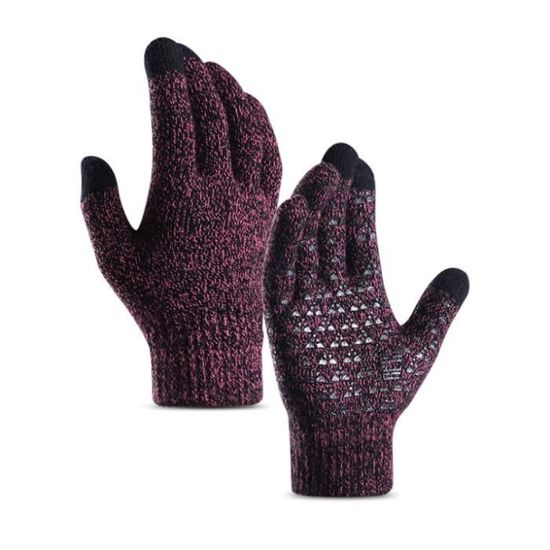 Gants D'hiver Pour Homme, Chauds Et Coupe-vent, Chauds Et Coupe-vent, Pour écran Tactile, Gants Chauds Et Tactiles, Gants En Coton Pour Femme, Gants Tricotés En Polaire Stretch