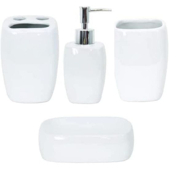 Accessoires à Poser - MSV - Ensemble 3 Accessoires En Céramique