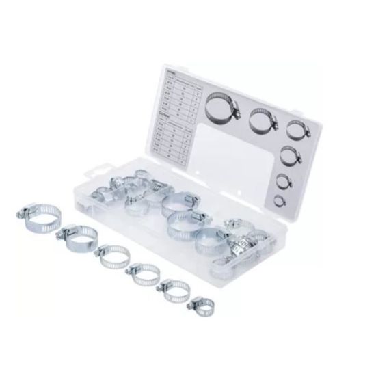 Lot De 25 Colliers De Serrage En Acier Inoxydable 304 - Diamètre 16 Mm - Pour Fixation Tuyaux Et Câbles