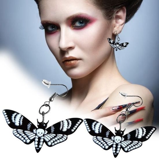 Boucles d'Oreilles Sirène Squelette pour Femme | Xenos Jewelry