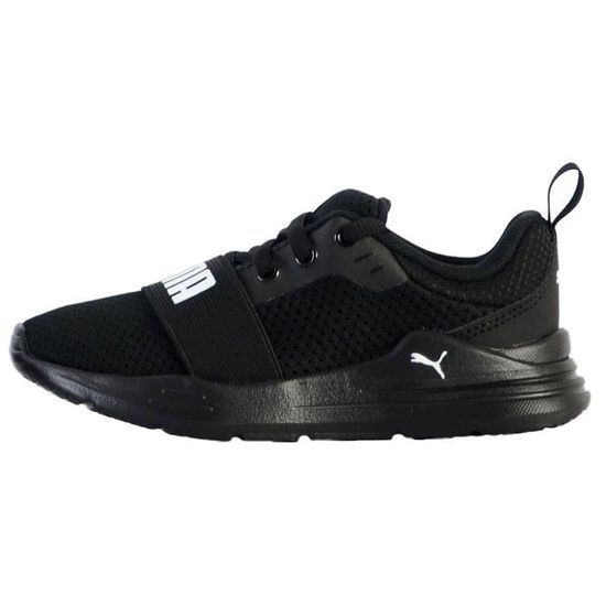 Baskets PUMA Wired Run Noir Enfant Confort exceptionnel