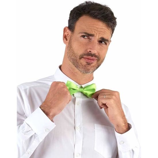 Cravate verte fluo adulte : Deguise-toi, achat de Accessoires