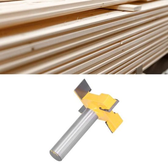 Fraise Porte Garde-robe 8x10 Mm - Embout Routeur Pour Rainurage Bois, Acier Au Carbone, Lame 8.5 Mm - 12