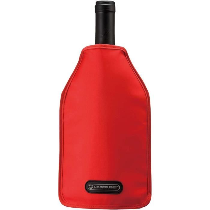 Le Creuset 0630870074209 WA- 126 Rafraichisseur à Boîteille Nylon - Polyester Cerise 23,5 x 15,5 x 2,5 cm