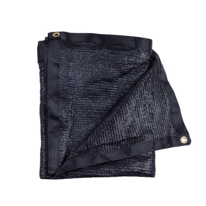 50 % HzY Voile Pour Serres Filet d'Ombrage Coupe-Vent Et Soleil Avec Oeillets Noir - ShadeCloth 3.5m * 11.8m