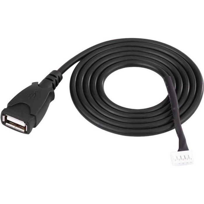 AIZHIYUAN Câble Adapteteur Audio, Autoradio Interface USB Câble pour Peugeot 307 308 407