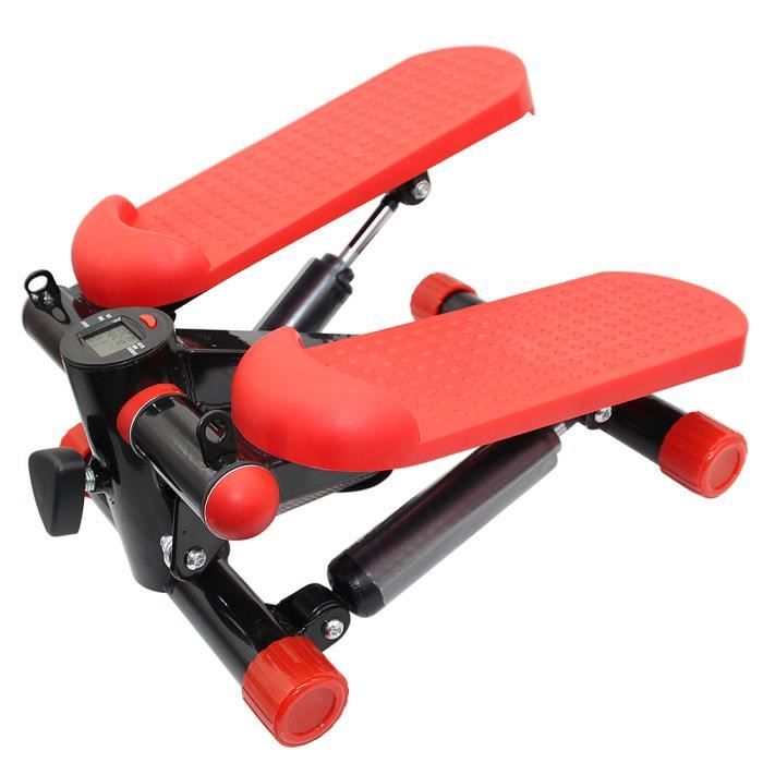 YONGSHIA Stepper Fitness Appartement Mini Rouge et noir