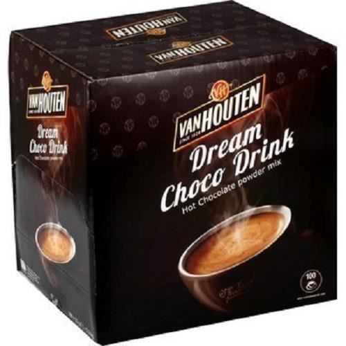 chocolat en poudre 100 x 23 gr van houten neuf