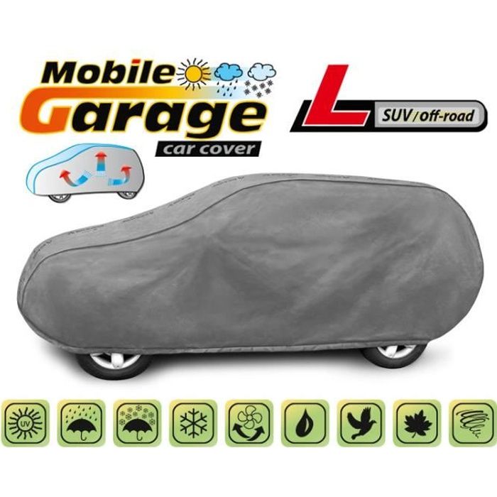 Bâche de protection Housse de protection voiture L pour Nissan Qashqai Imperméable Respirant