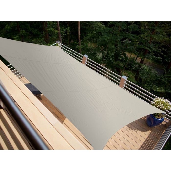 Voile d'ombrage rectangulaire 4,20 x 3,00 m tau…