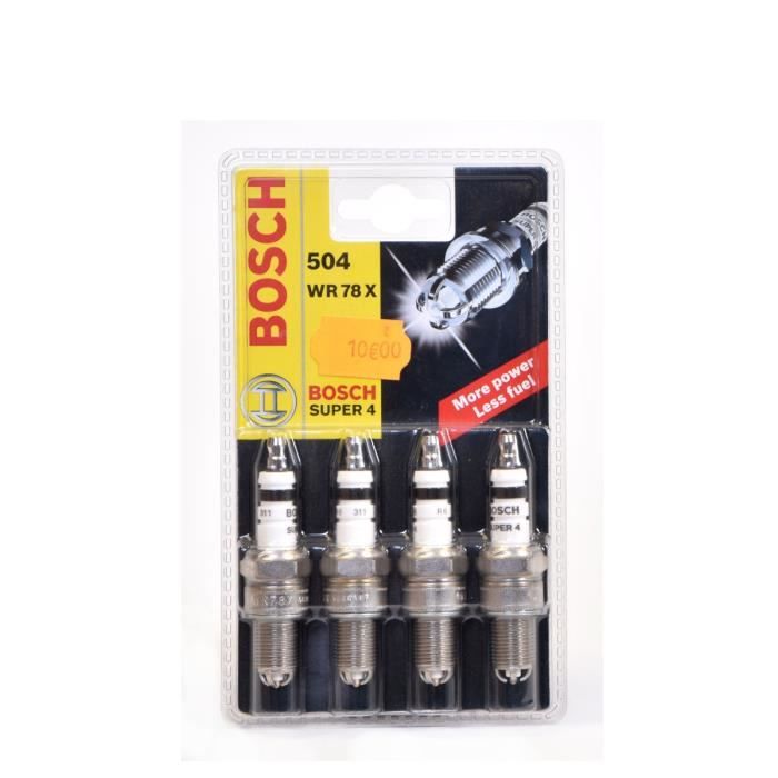 Bougies pour voiture essence - Bosch - n°504