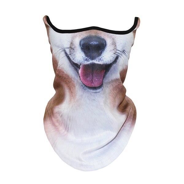 4 -Masque Bandana 3D pour chien et chat, cache nez pour l'extérieur, cache cou, randonnée, vélo, Ski, Sport, cagoule, écharpe pou