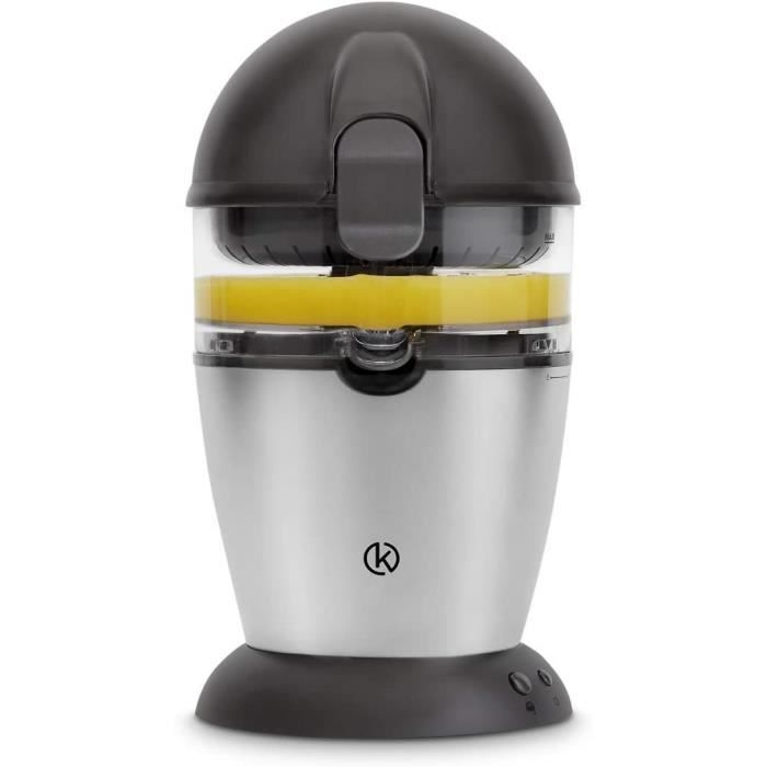 Presse-agrume Automatique 50W, Presse-agrumes électrique, Presse-orange, Capacité 400 ml, Gratis recette