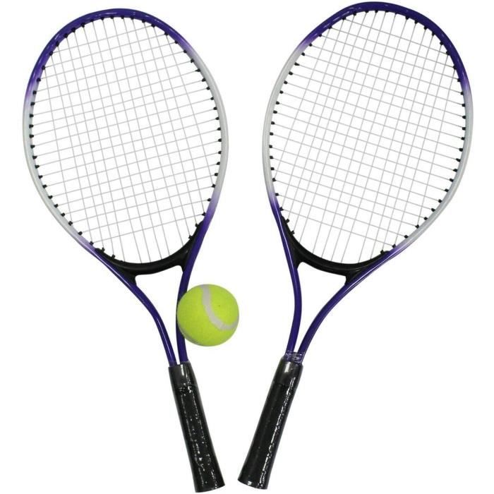 GERI Tennis Ensemble & Ballons. Set De 2 Tennis Raquettes & 1 Tennis Balle Tennis Raquette & Sac