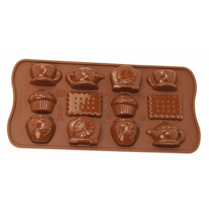Moule Easy Choc -Tea Time- - Silikomart