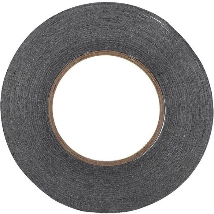 Colle collante adhésive noire double face longue 50m pour réparation écran LCD de téléphone portable (large: 1 mm)