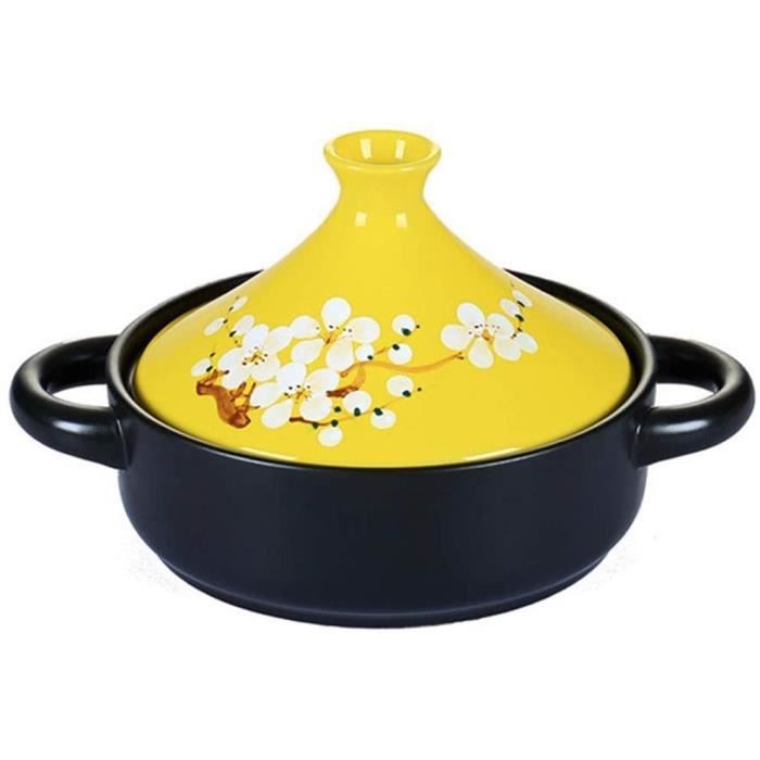 TAJINE ELECTRIQUE H.aetn Ustensiles de Cuisine à tajine, 20 cm de Cuisson Casserole à tajine avec couvercles Moyen177