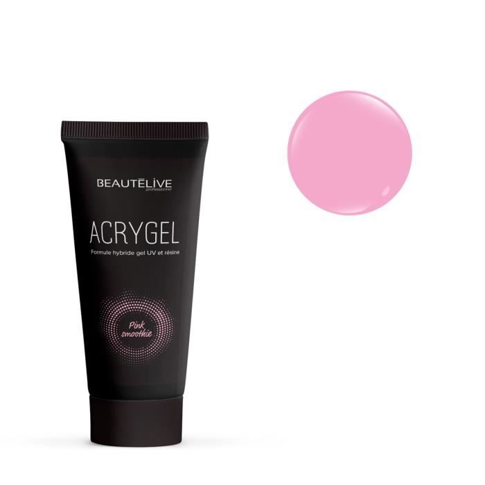 3 en 1 - Formule hybride Acrygel Pink Smoothie 60ml - Beautélive - Femme