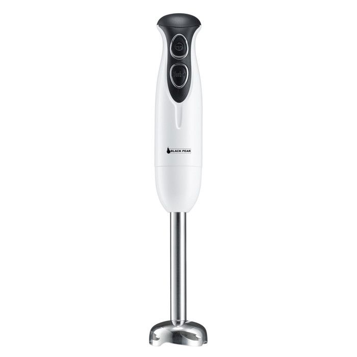 BLACKPEAR BMP 115 Mixeur plongeur - 200W - Pied en inox - 2 vitesses - Blanc