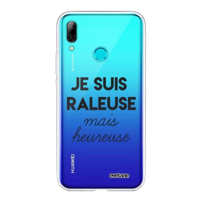 Coque Huawei PSmart 2019 360 intégrale transparente Raleuse Mais Heureuse Ecriture Tendance Design Evetane