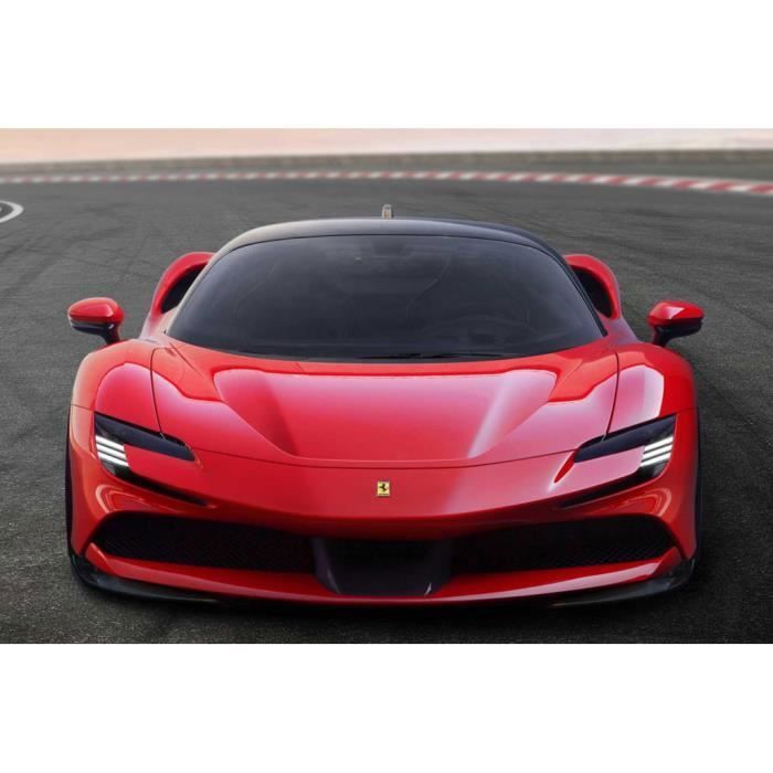 Poster Affiche Voiture Italienne Supercar Luxe Sport Course Rouge 2019 31cm x 47cm