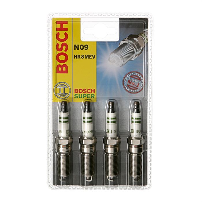BOSCH Bougie d'allumage N°9 HR8MEV x4