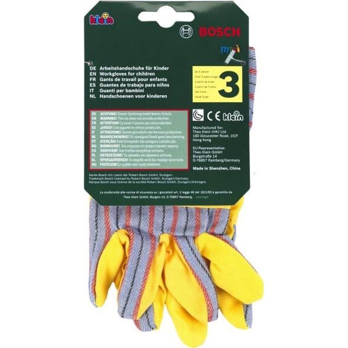8120 Gants de travail, paire (Jouet)