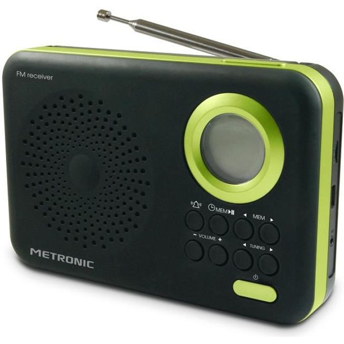 MET 477209 Radio FM MP3 Vert