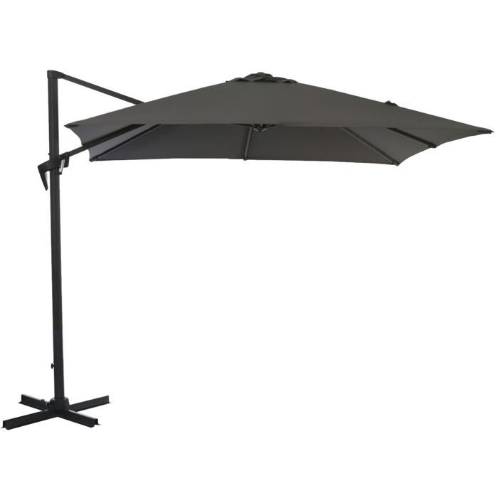 PARASOL DEPORTE ROMA GRIS 3X3M