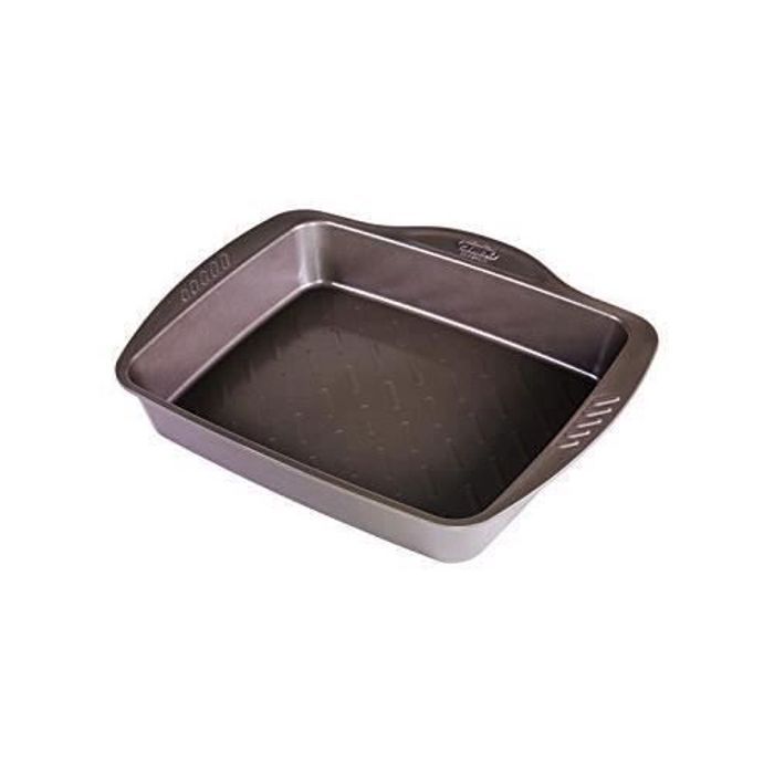 Pyrex - Asimetria - Plat à Four Rectangulaire en Métal Anti-Adhésif