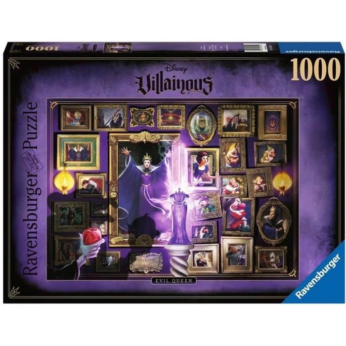 Puzzle 1000 pièces : La méchante Reine sorcière (Collection Disney Villainous) Coloris Unique