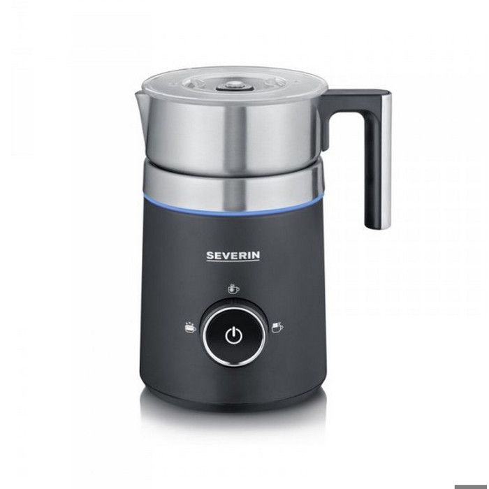severin - emulsionneur de lait 500w 0.5l inox/noir - sm3585