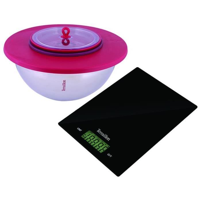 TERRAILLON - Kit bol multifonction + balance slim noir