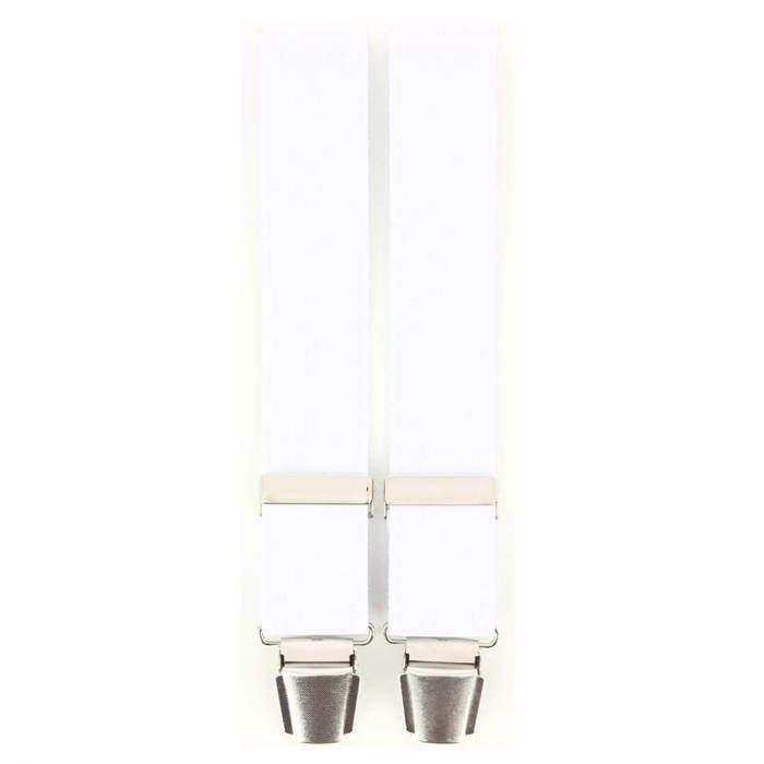 Bretelle 4 clips, blanc pur