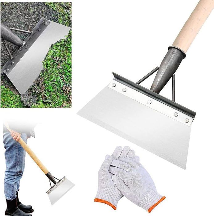 Pelle Multifonction Jardin 27cm - Acier Manganèse - Outil Désherbage Et Nettoyage