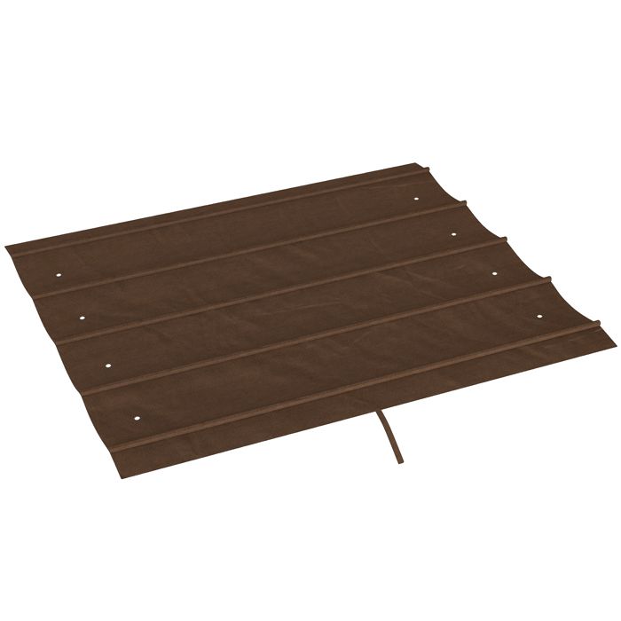Toile de toit de rechange pour pergola - Outsunny - protection solaire Anti-UV 30+ - pour pergola de 3 x 2 m - café