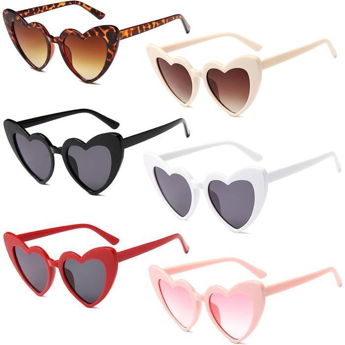 Lunettes de soleil en forme de papillon/triangle sans monture
