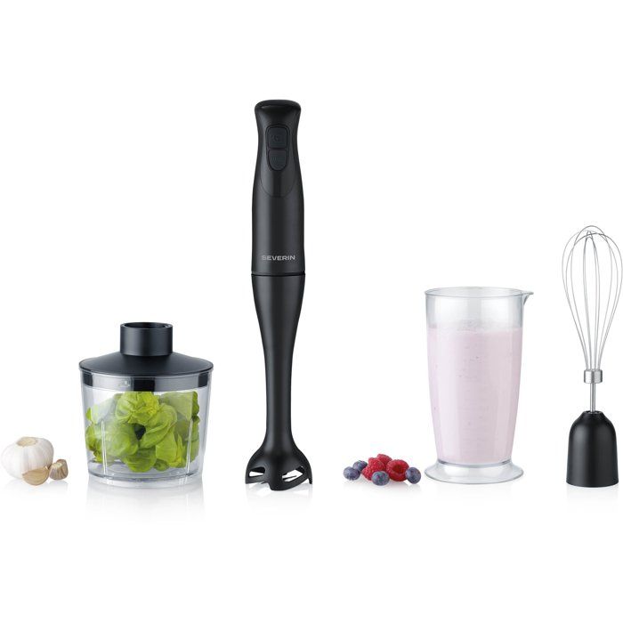 Mixeur Plongeant SEVERIN SM 3762 – 350 W, Multifonction avec Accessoires - vue 1