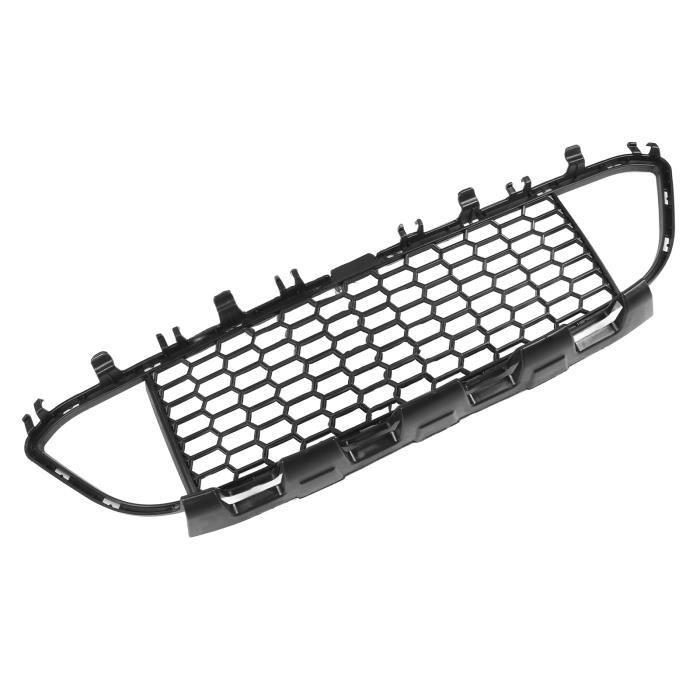 Grille De Calandre Avant Pour Seat Ibiza 6L 2002-2009 - Paire Noire En Plastique