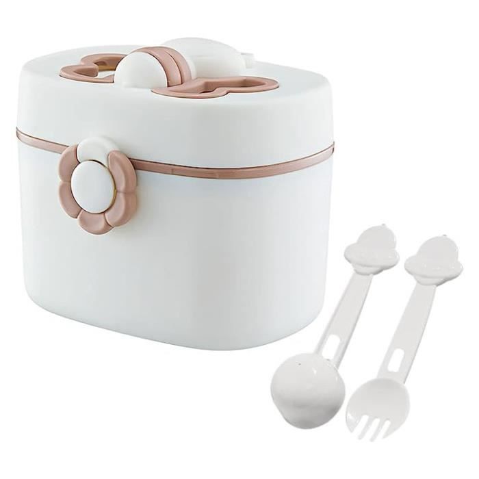 Boîte doseuse de lait empilable nude, Boîte De Stockage Portable À 4  Couches De Lait en Poudre rose - Cdiscount Puériculture & Eveil bébé