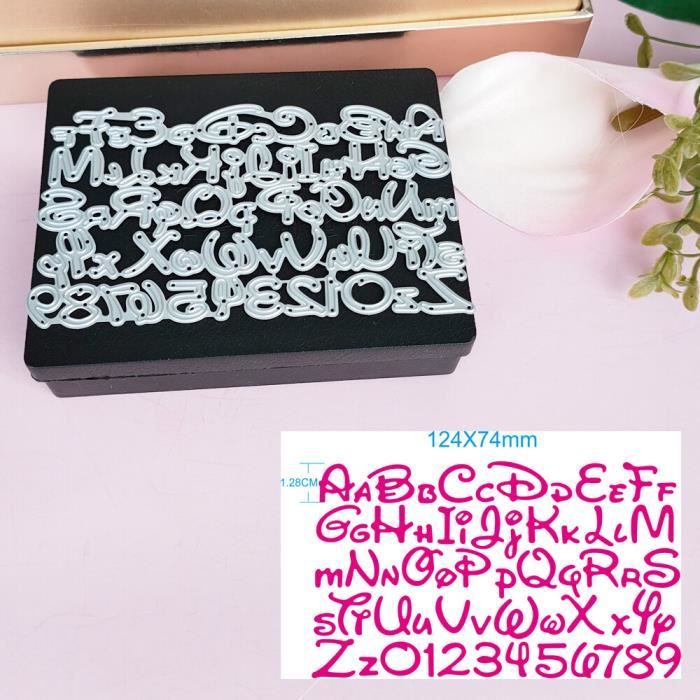 Lot De 10 Matrices De Découpe Chiffres - Dies Chiffres 3,4 Cm Pour Scrapbooking Et Cartes