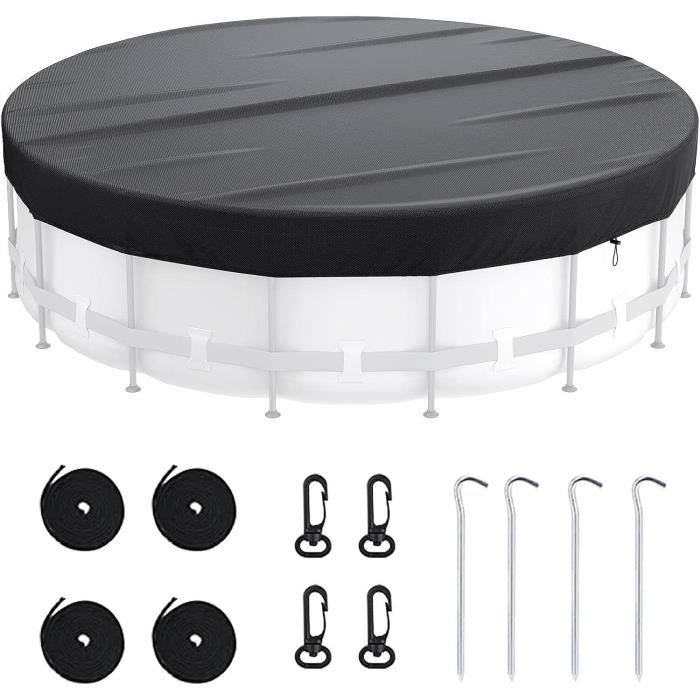 Filet Piscine Anti Feuilles 4x8 Bâche De Piscine 3,05 M Et Coussin De Piscine De 10 X 10 M Bâche Hivernage Piscine Hors Sol