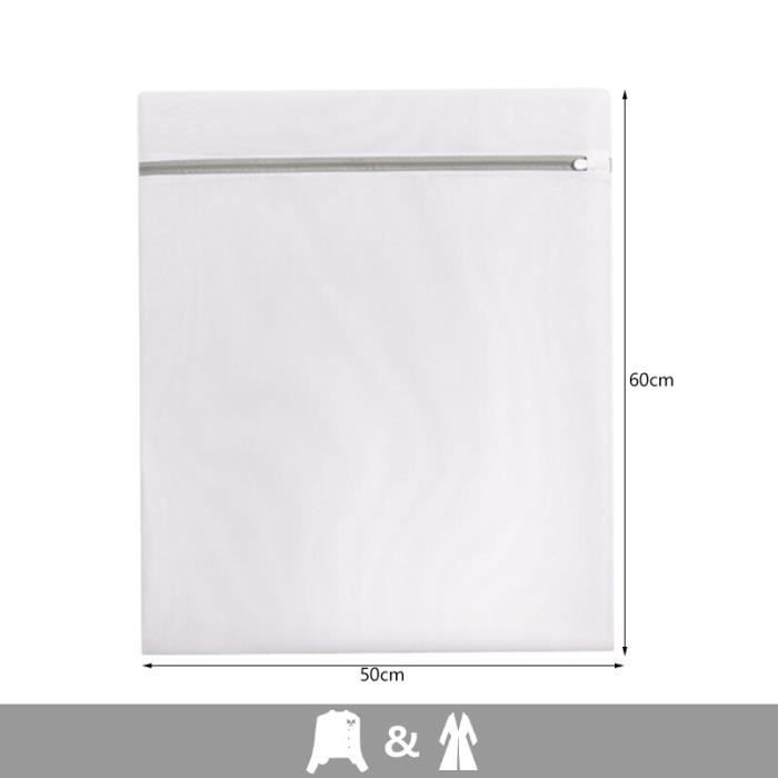 Sacs À Linge Réutilisables En Maille Avec Fermeture Éclair Parfait Pour