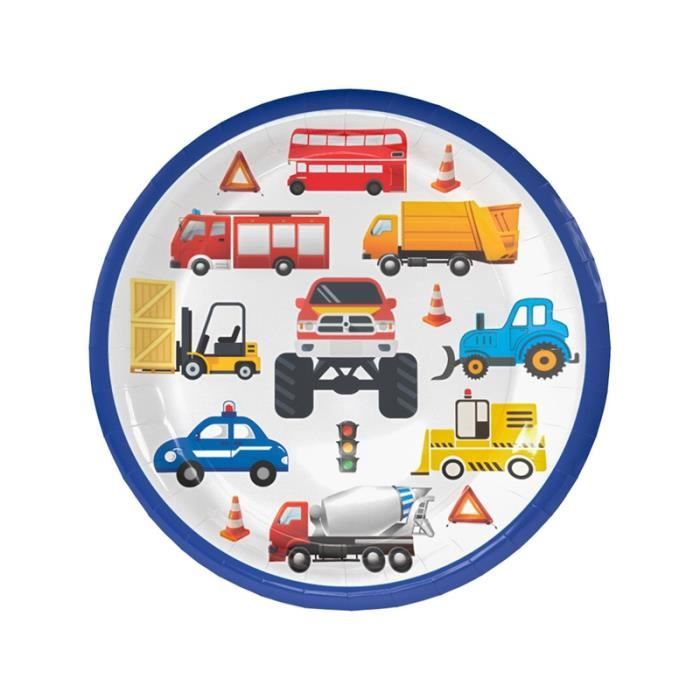 Trafic Jam Anniversaire Gamme Voiture Bus Camion Van Vaisselle Decoration H02 Cdiscount Maison Trafic Jam Anniversaire Gamme Voiture Bus Camion Van Vaisselle Decoration H02 Cdiscount Maison