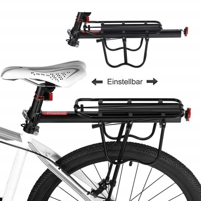 Velo Arriere Rack Aluminium Velo Montagne Support Tige De Selle Mtb Cargo Porte Bagages Avec Reflecteur Prix Pas Cher Cdiscount