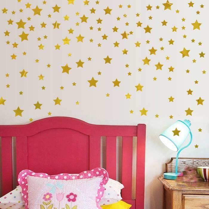 Mode Etoiles Stickers Muraux Enfants Chambre Bebe Bricolage Wall Art Decoration D Interieur Autocollant Hu2775 Achat Vente Stickers Cdiscount