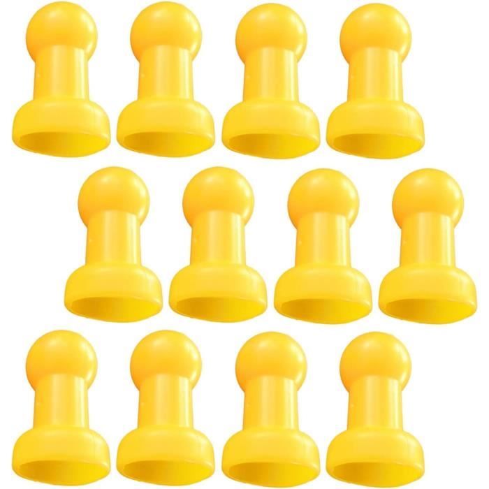 12 Embouts Pour Poteaux De Trampoline - Bleu - Pour Filet De Sécurité - Protection Anti-blessures