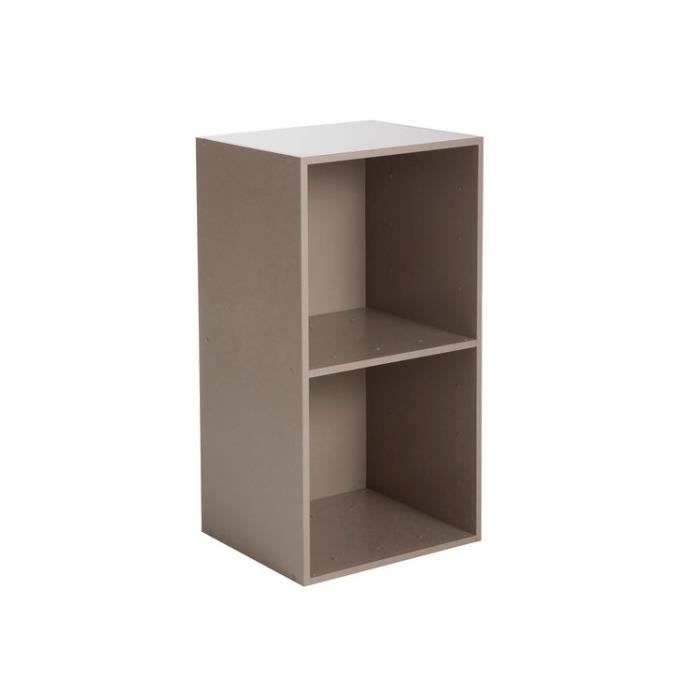 Etagere Cube En Bois L35cm Personnalisable Multikaz Taupe 2
