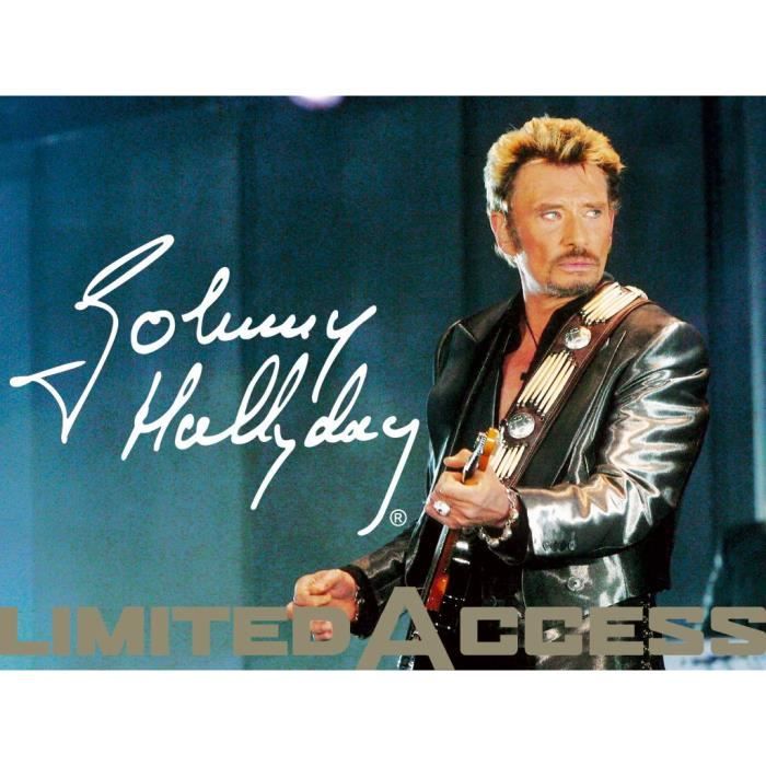 Poster De Johnny Halliday 61x81cm Cdiscount